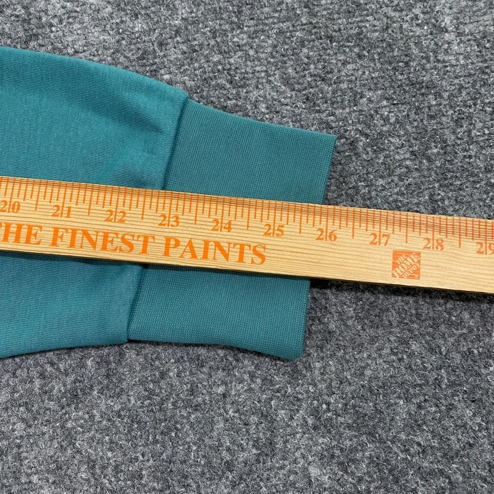 Adidas 3D Retro 70s Striped Logo Hoodie Mens XXL Powder Teal Disco Groovy NWT